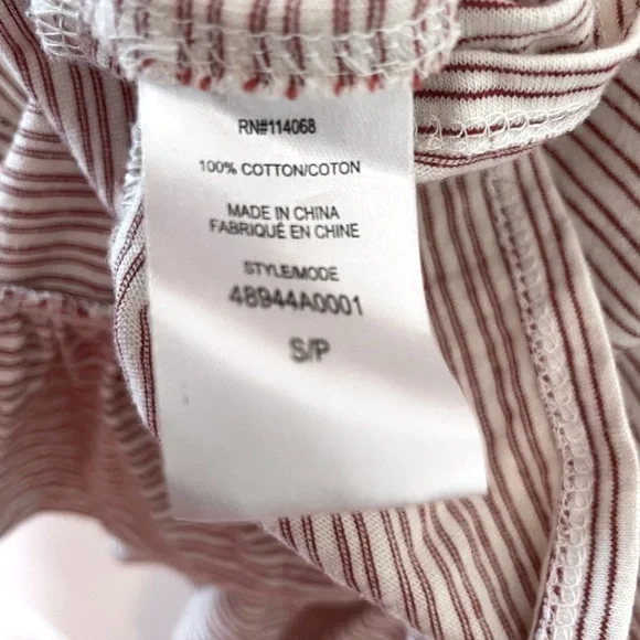 Ten Sixty Sherman Striped Ruffle Tee - Picture 6 of 6